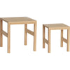 Bijzettafels (set van 2) Puzzle | showroommodel | hout | Hübsch