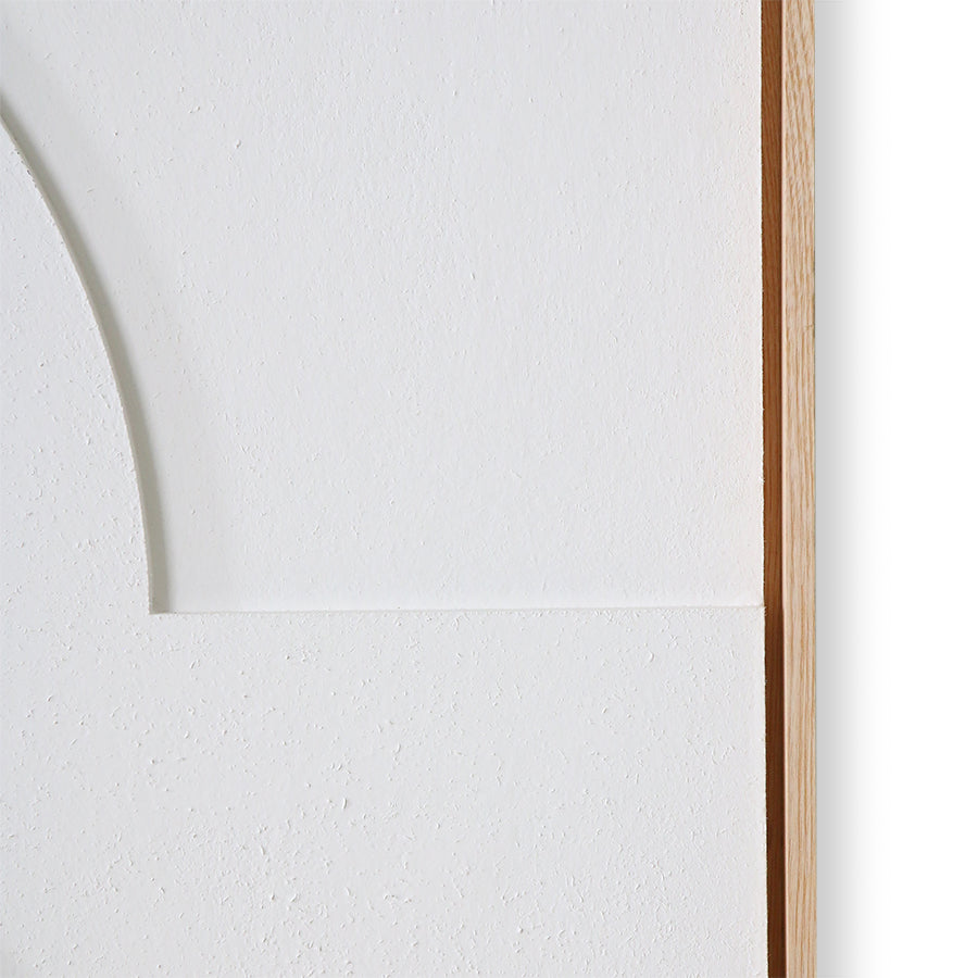 Wanddecoratie | Reliëf Panel White A XL| HKliving