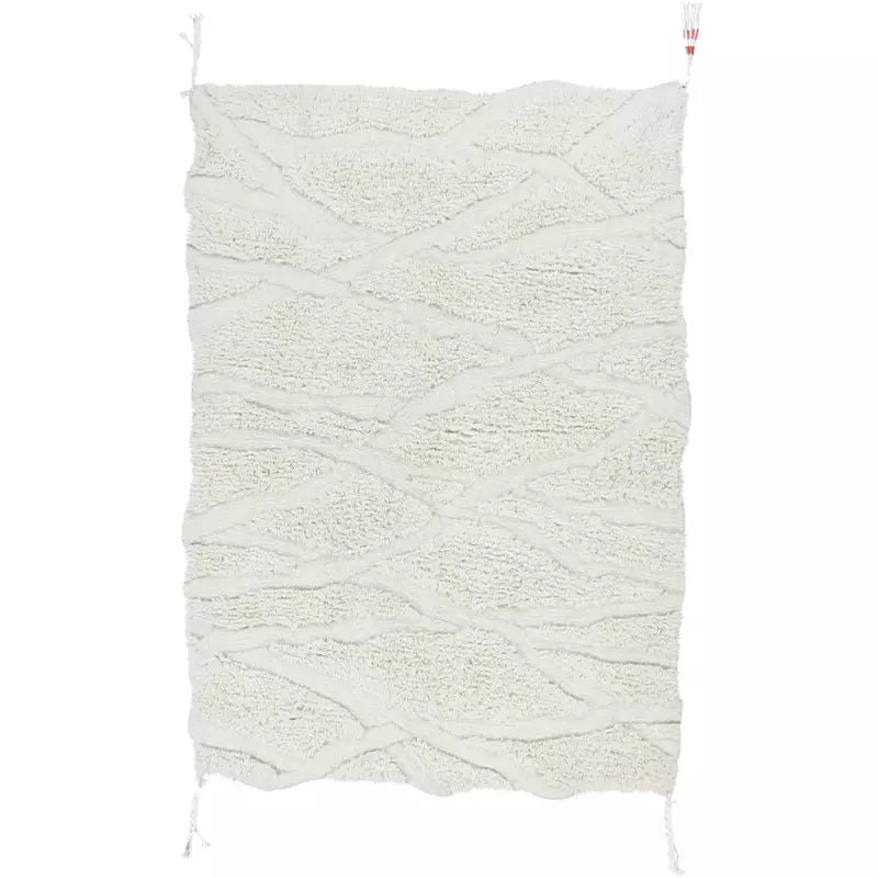 Wasbaar tapijt wol | Enkang Ivory | verschillende afmetingen | Lorena Canals