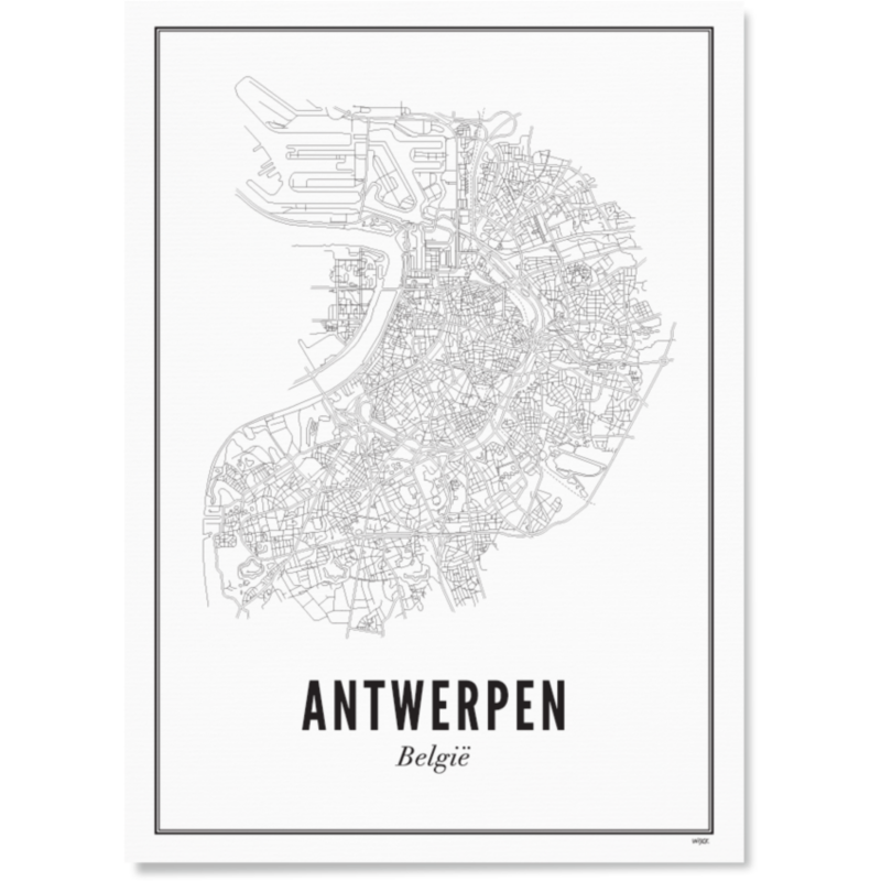 Print Antwerpen | 3 groottes | WIJCK