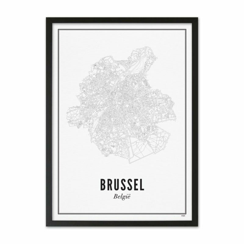 Print Brussel | 3 groottes | WIJCK