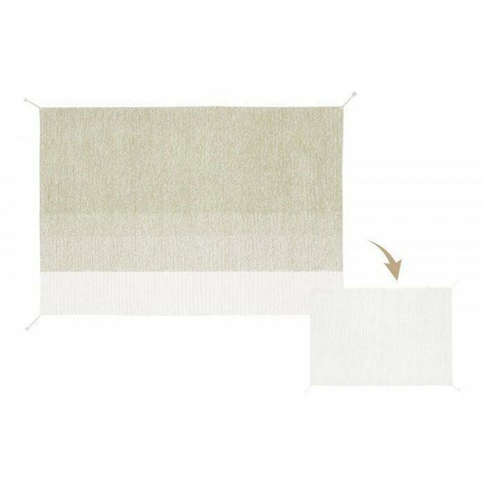Wasbaar tapijt | omkeerbaar | Gelato Green | 140 x 200 cm | Lorena Canals