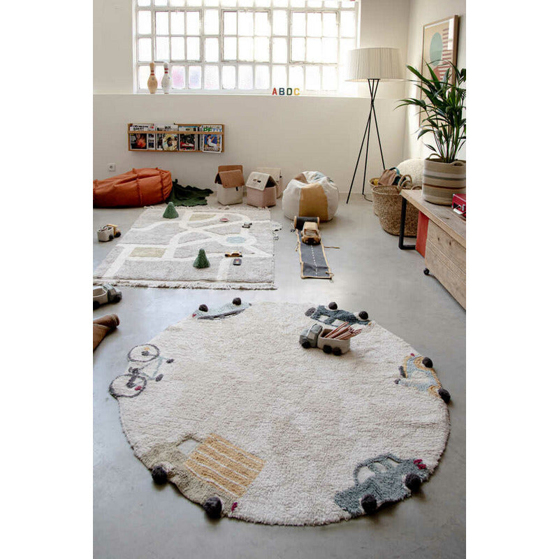 Wasbaar tapijt Wheels | kids | Lorena Canals