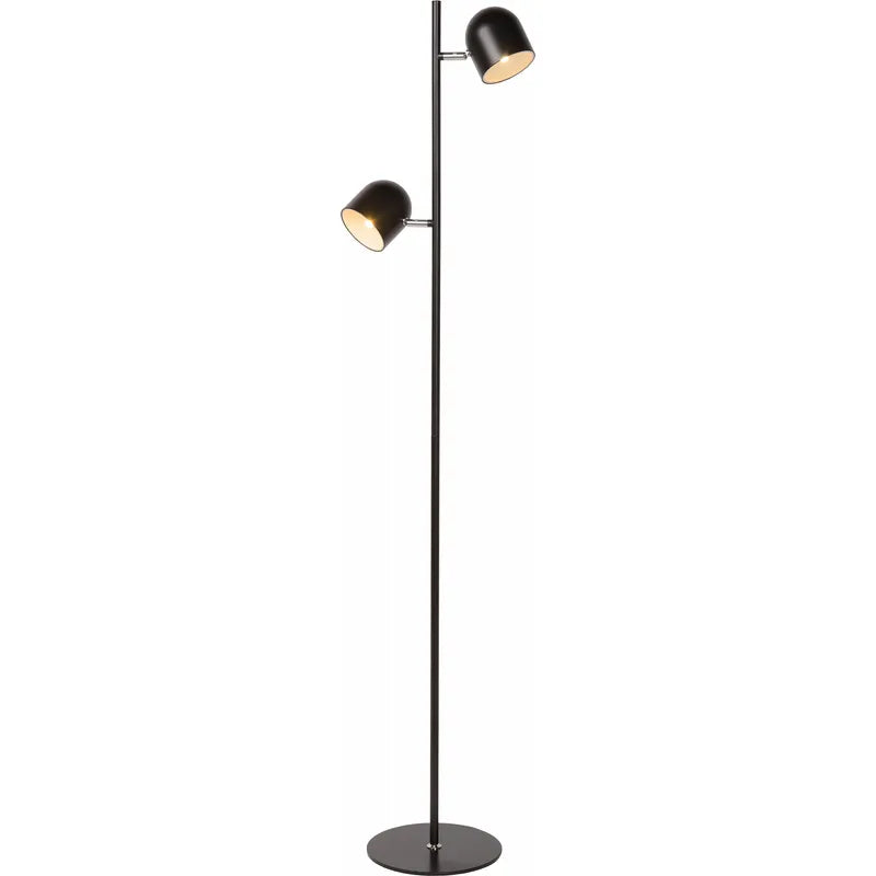 Vloerlamp Skanska | zwart | Lucide
