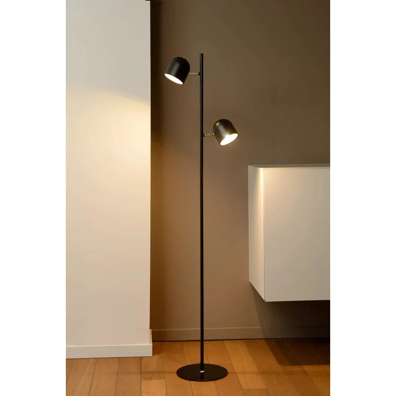 Vloerlamp Skanska | zwart | Lucide