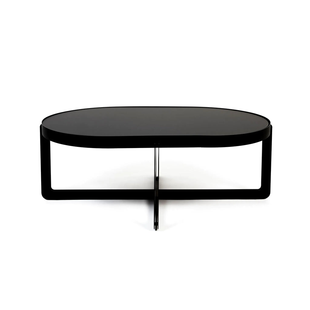 Salontafel Centre | ovaal | zand of zwart | Zuiver