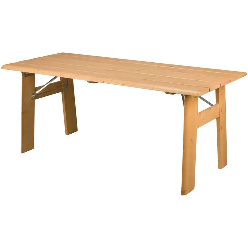 Opklapbare tuintafel Avenue | 180 cm | naturel | Zuiver