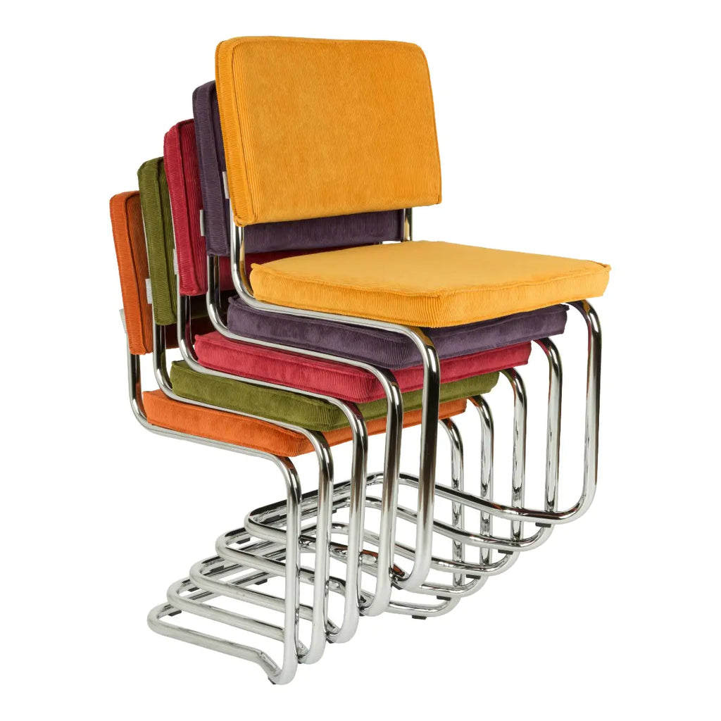 Stoel Ridge | ribstof | verschillende kleuren | Zuiver