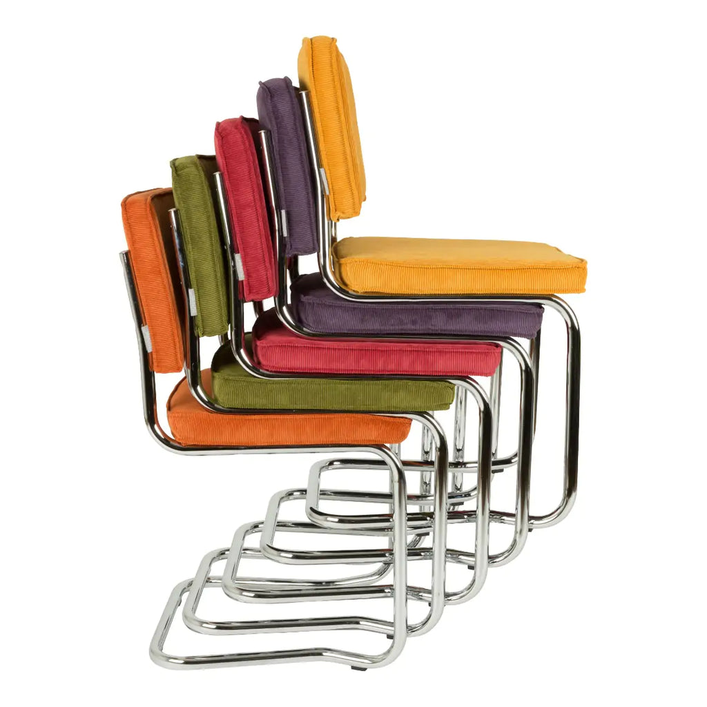 Stoel Ridge | ribstof | verschillende kleuren | Zuiver
