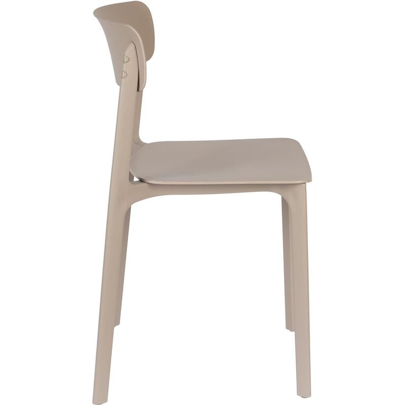 Set van 4 stoelen Clive | beige | LETT.