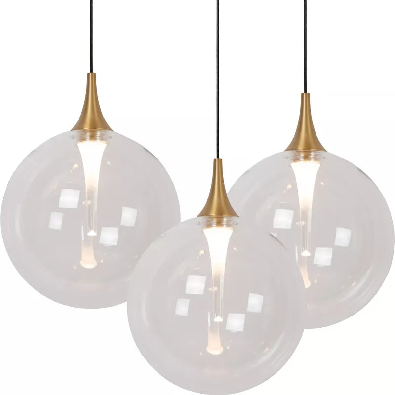 Hanglamp Gisela | transparant | Ø 36 cm | Lucide