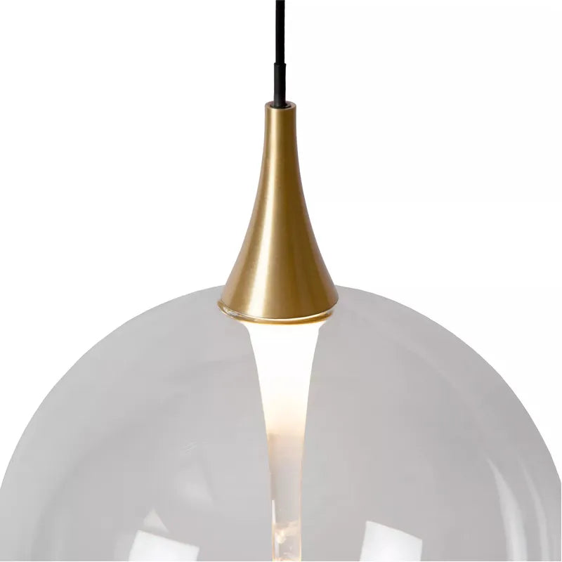 Hanglamp Gisela | transparant | Ø 36 cm | Lucide