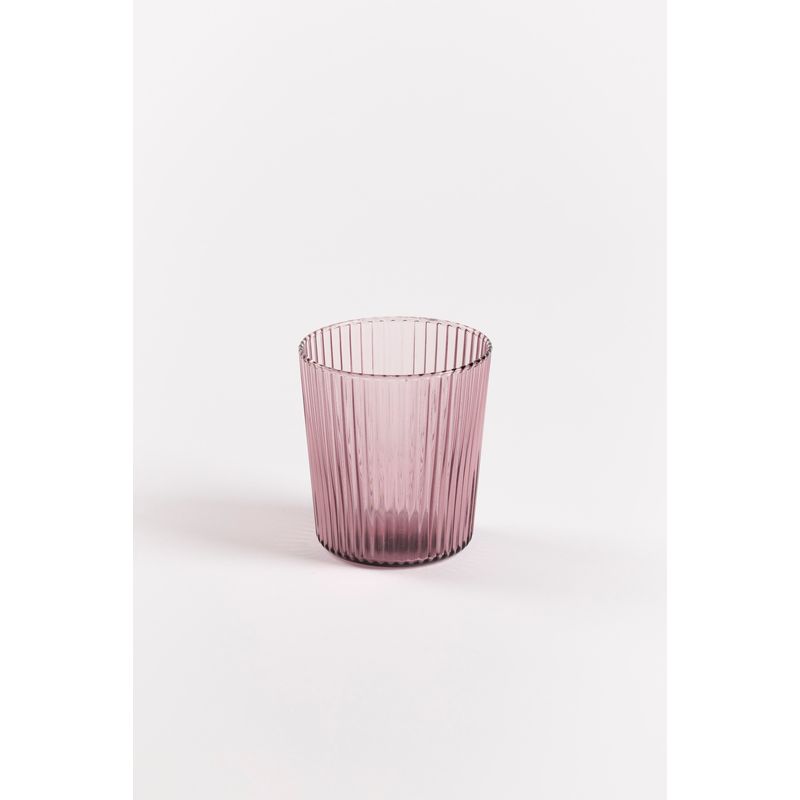 Geribbeld waterglas Elegance | verschillende kleuren | Paveau