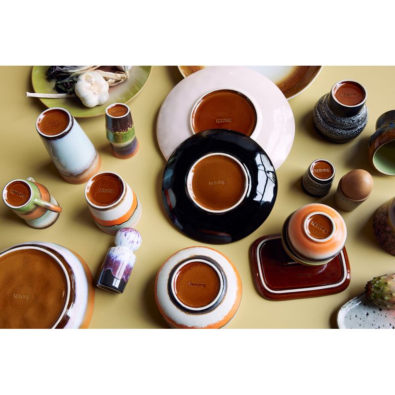Set van 4 eierdopjes Island | 70's ceramics | hkliving