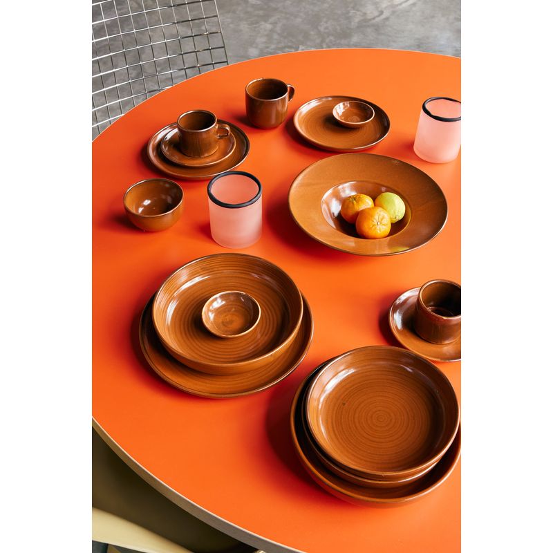 Klein bord Ø20 cm | burnt orange | Chef Ceramics | HKliving