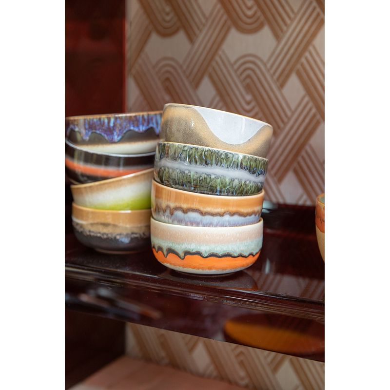 Set van 4 dessert kommen Reef | 70's ceramics | hkliving