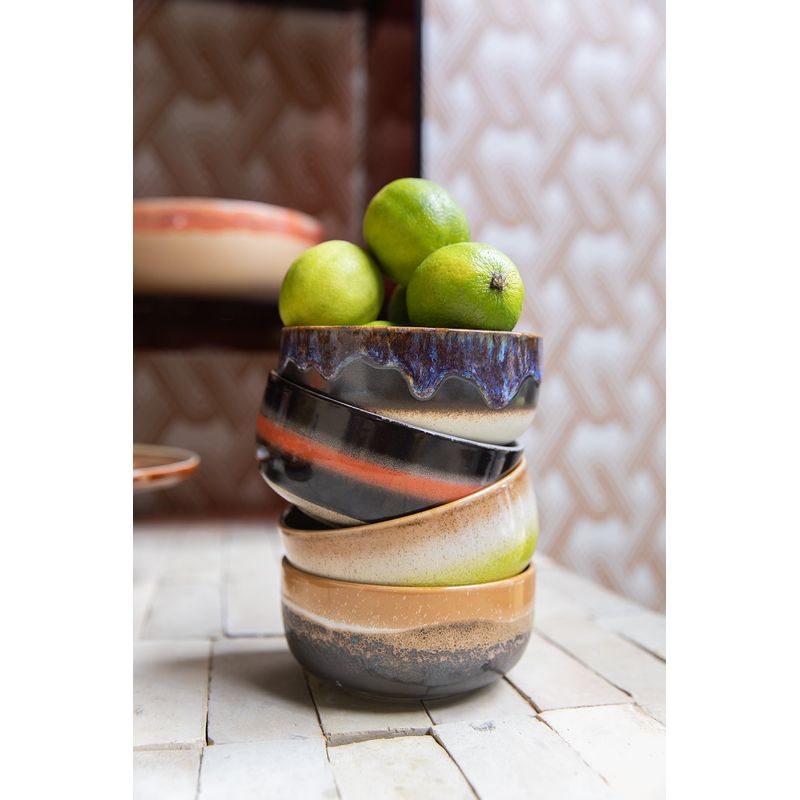 Set van 4 dessert kommen Humus | 70's ceramics | hkliving