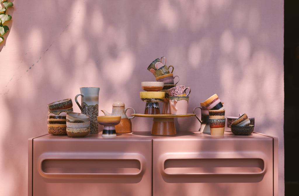 Tapaskom op voet S | Sunset | 70's ceramics | hkliving