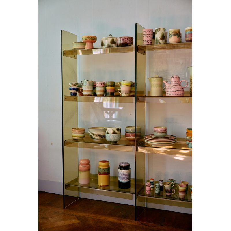 Set 4 americano tassen Rococo | 70's ceramics | hkliving