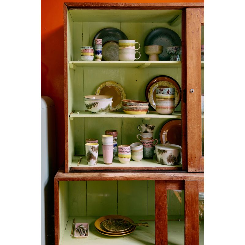 Dessertkommen Impression | set van 4 | 70's ceramics | hkliving