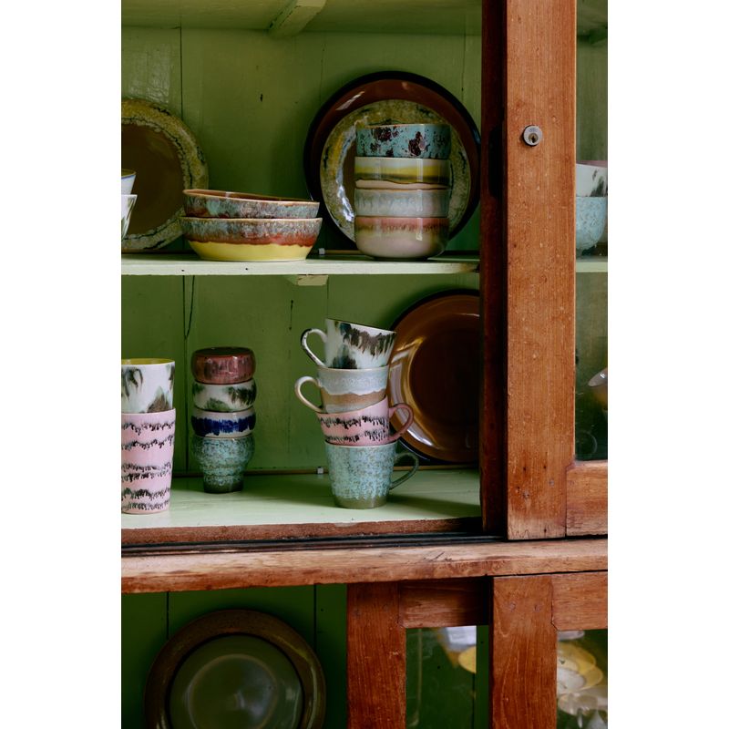 Set 4 cappuccino tassen Dada | 70's ceramics | hkliving