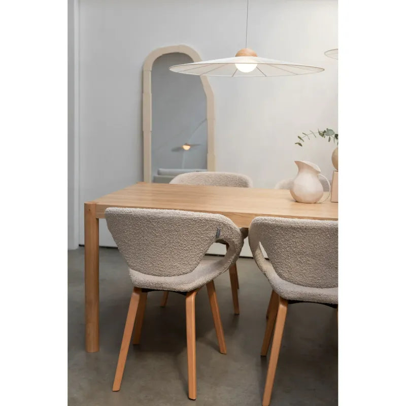 Sticks eettafel | naturel | 180 of 220 cm | Zuiver