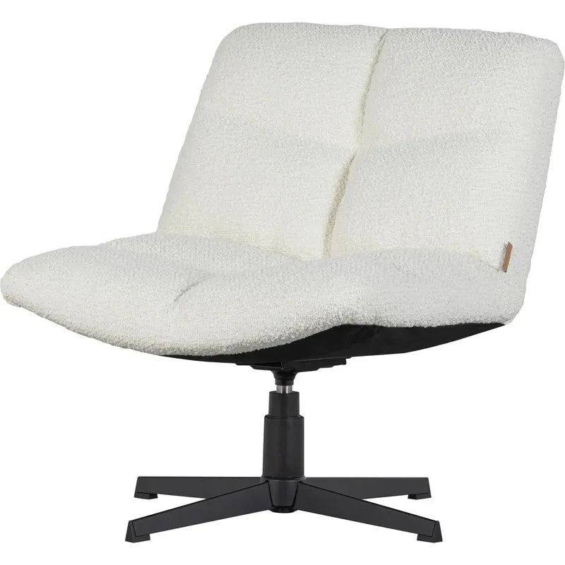 Vinny draaifauteuil | off white of antraciet | WOOOD