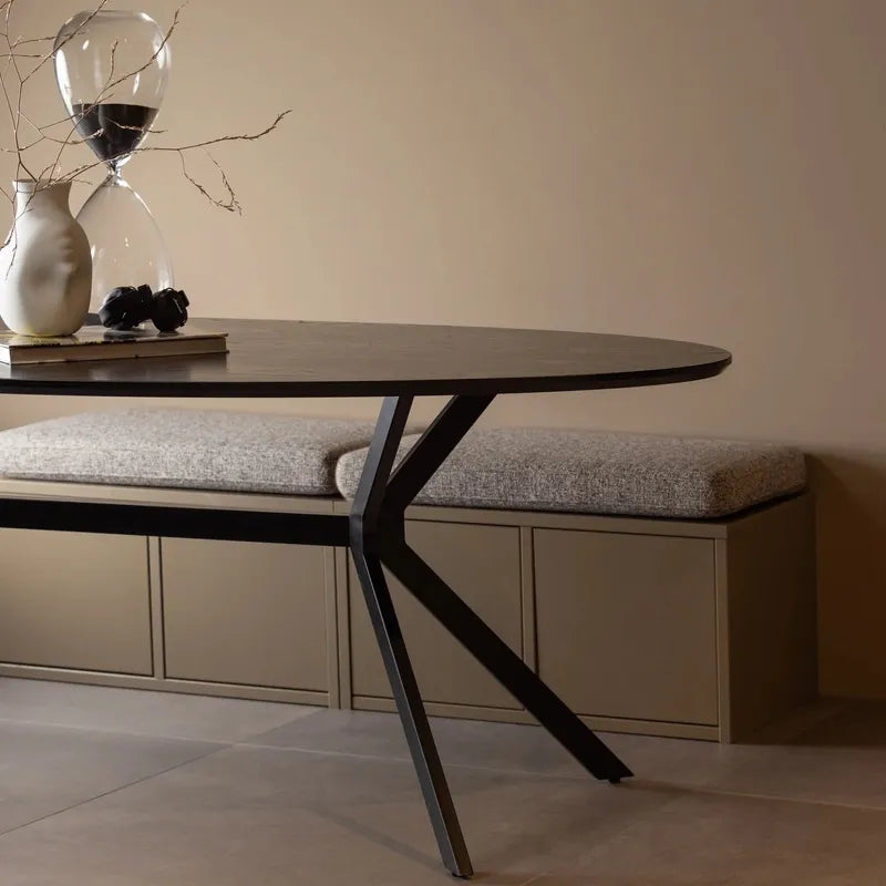 Opbergbank Turner | grenen mud | WOOOD