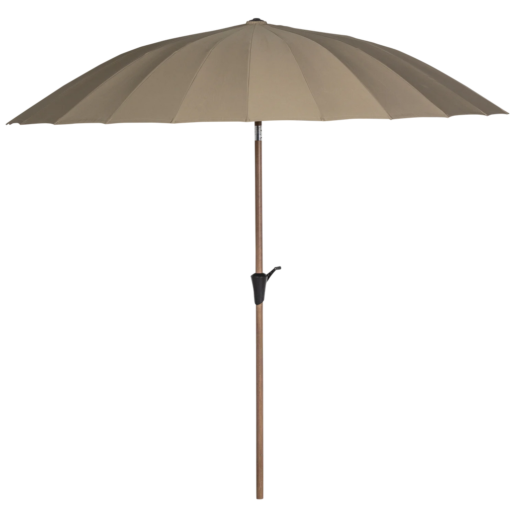 Parasol Monica | zand/groen | WOOOD