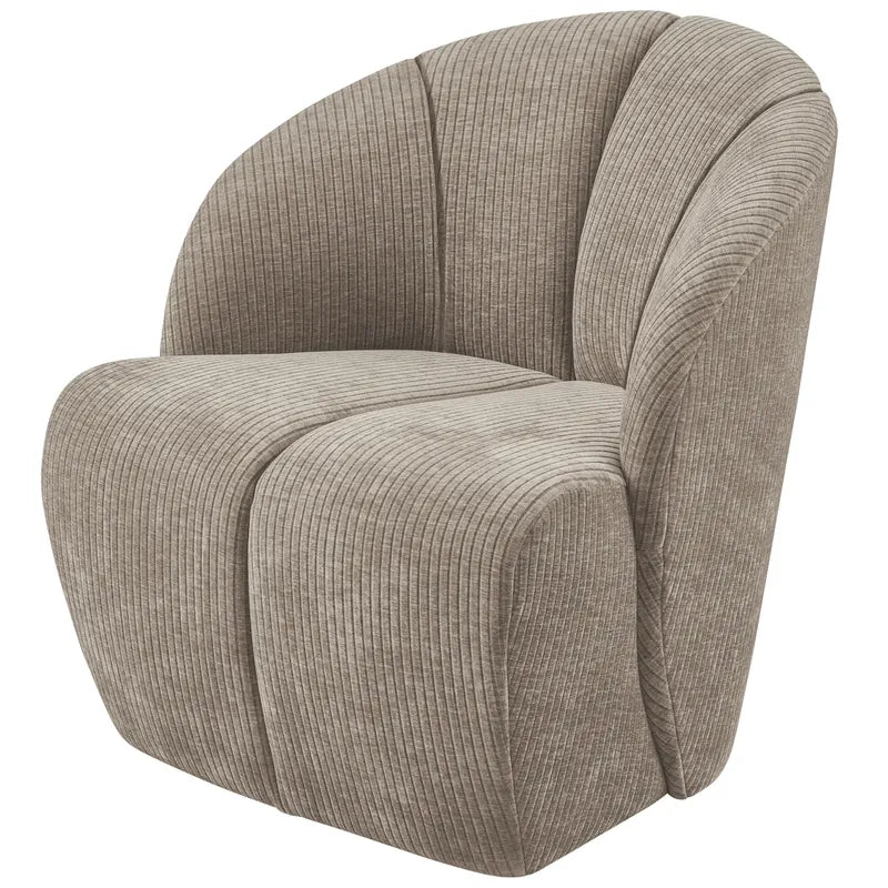 Draaifauteuil Mojo | ribstof | 4 kleuren | WOOOD