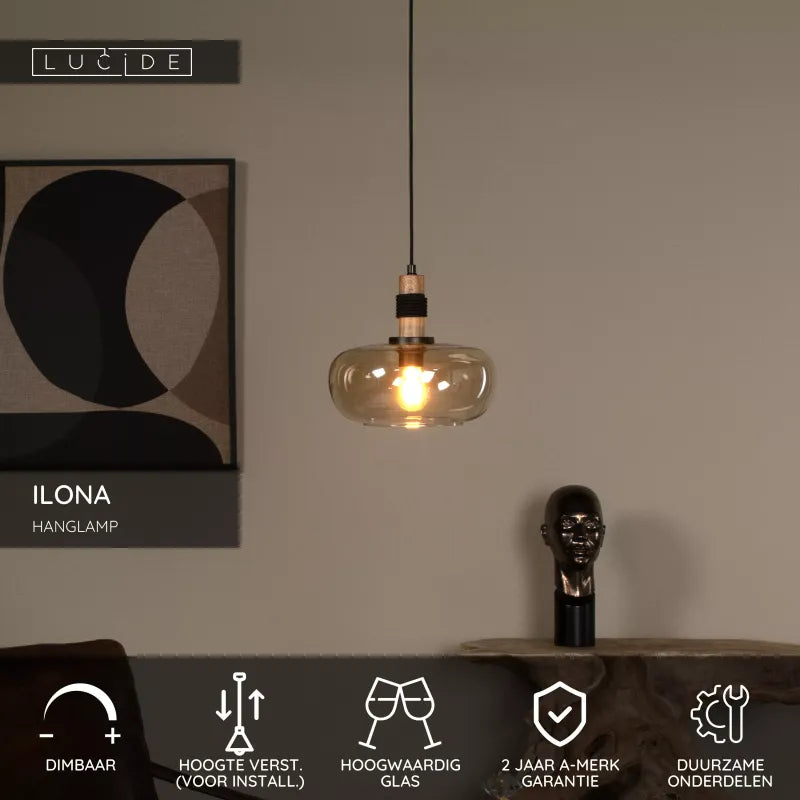 Hanglamp Ilona | Ø 30 cm | Lucide