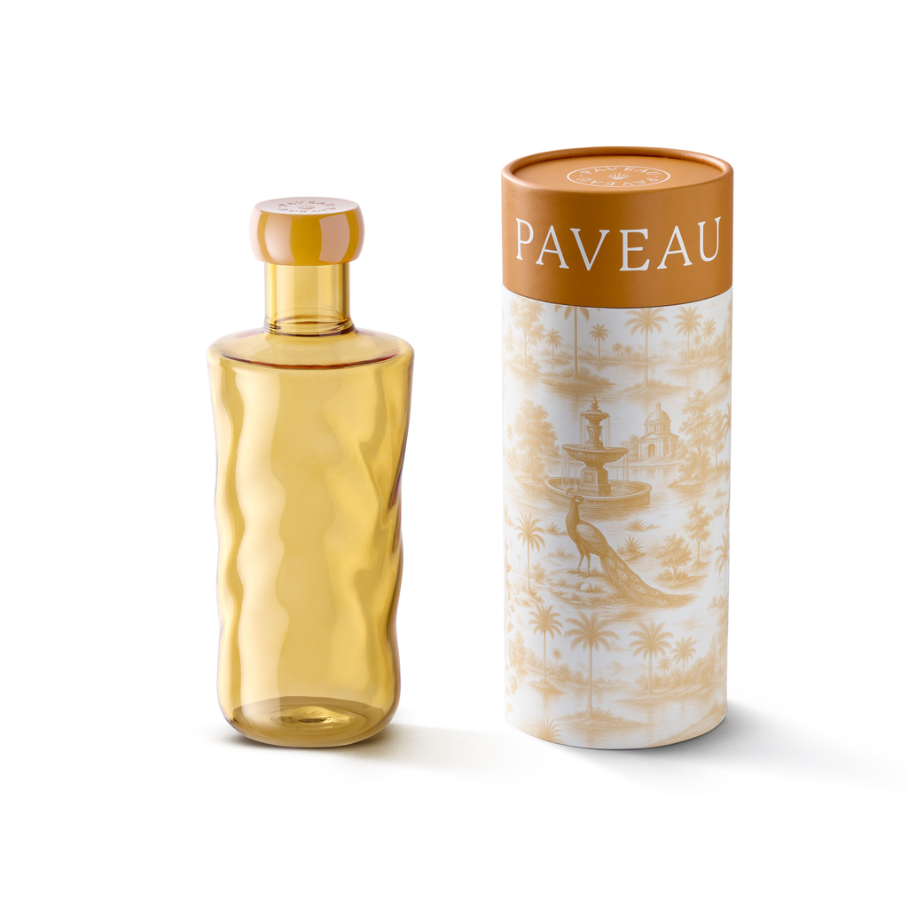 Glazen waterfles Swirl | 0,75l | 6 kleuren | Paveau