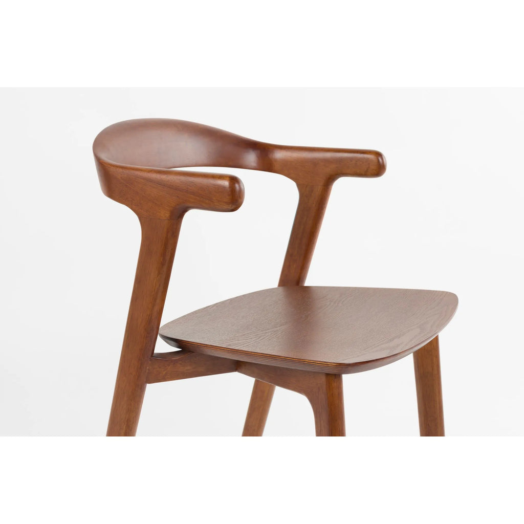 Stoel Northwood | walnoot, naturel of zwart | Zuiver