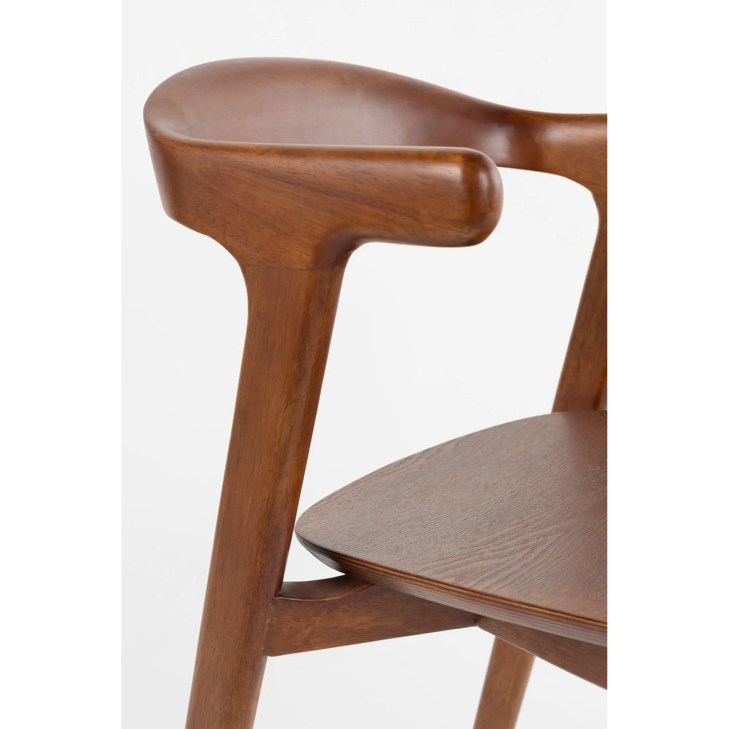 Stoel Northwood | walnoot, naturel of zwart | Zuiver