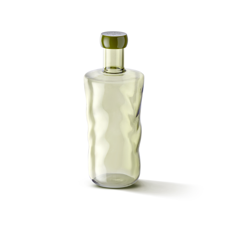 Glazen waterfles Swirl | 1,25l | 4 kleuren | Paveau