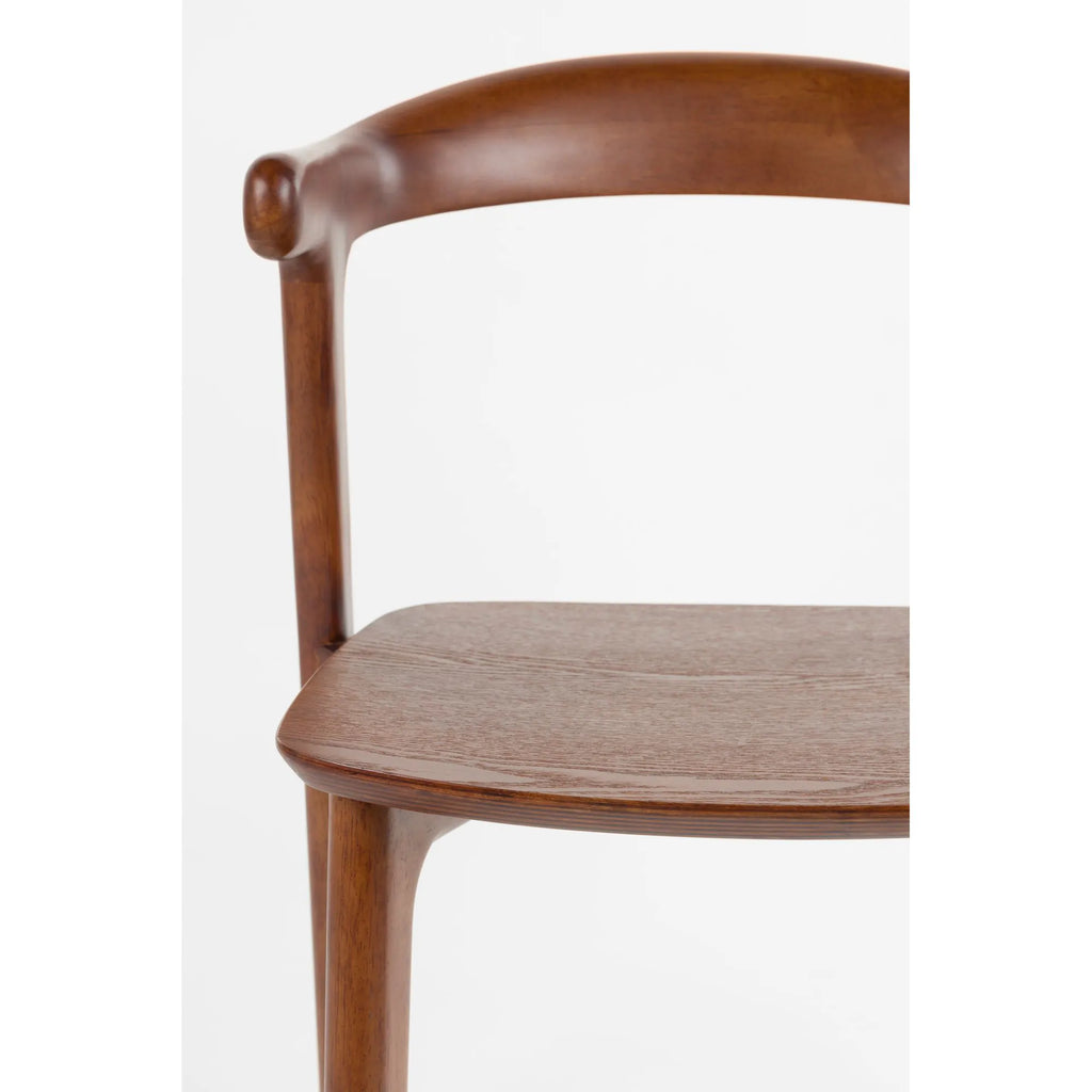 Stoel Northwood | walnoot, naturel of zwart | Zuiver