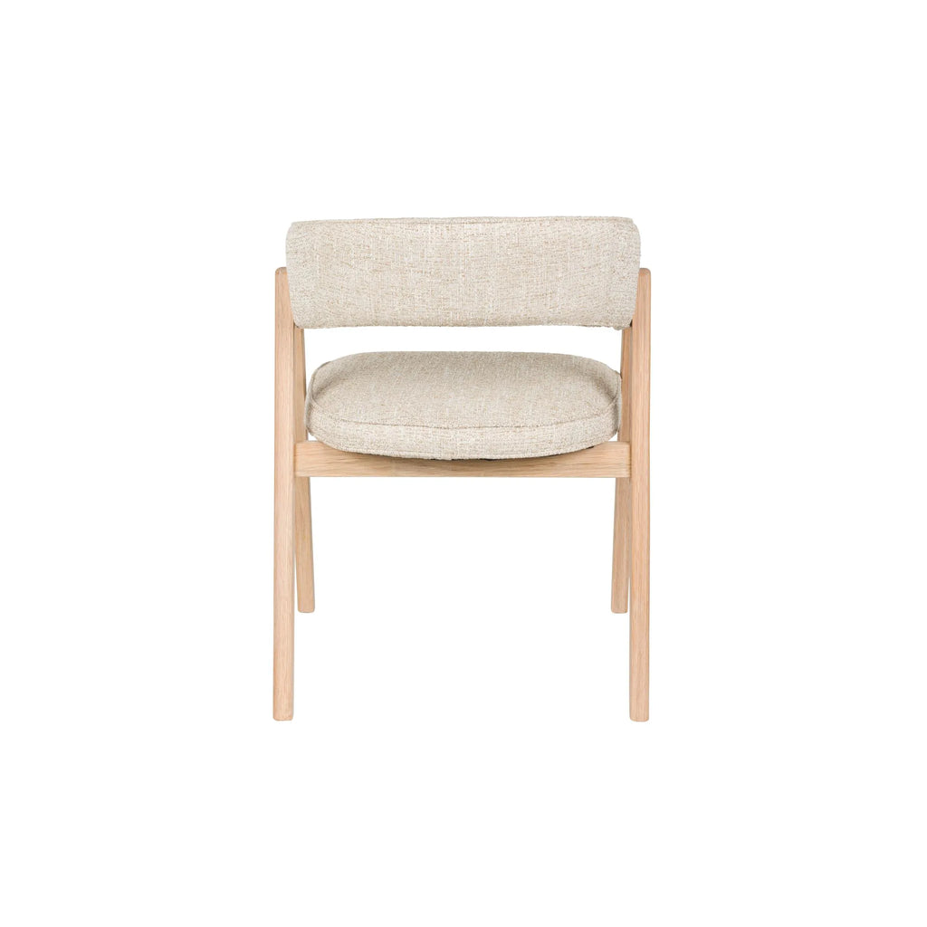 Stoel Bright | beige | armleuning | Zuiver
