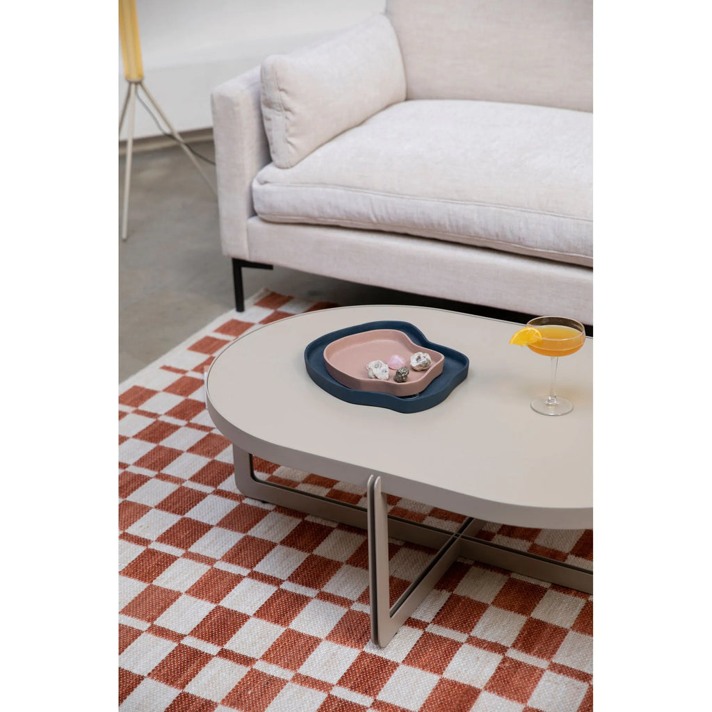 Salontafel Centre | ovaal | zand of zwart | Zuiver
