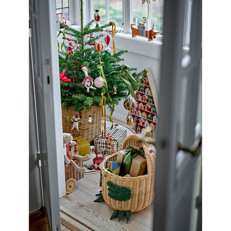 Kerstballen Zwirl | glas | set van 2 | Bloomingville