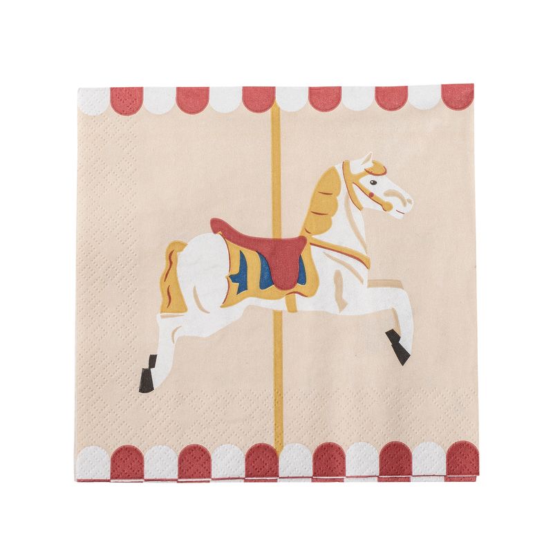 Servetten Merry-go-round | set van 20 | Bloomingville