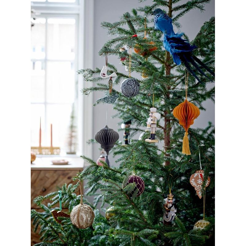 Kersthangers Nikita | notenkrakers | set van 6 | Bloomingville