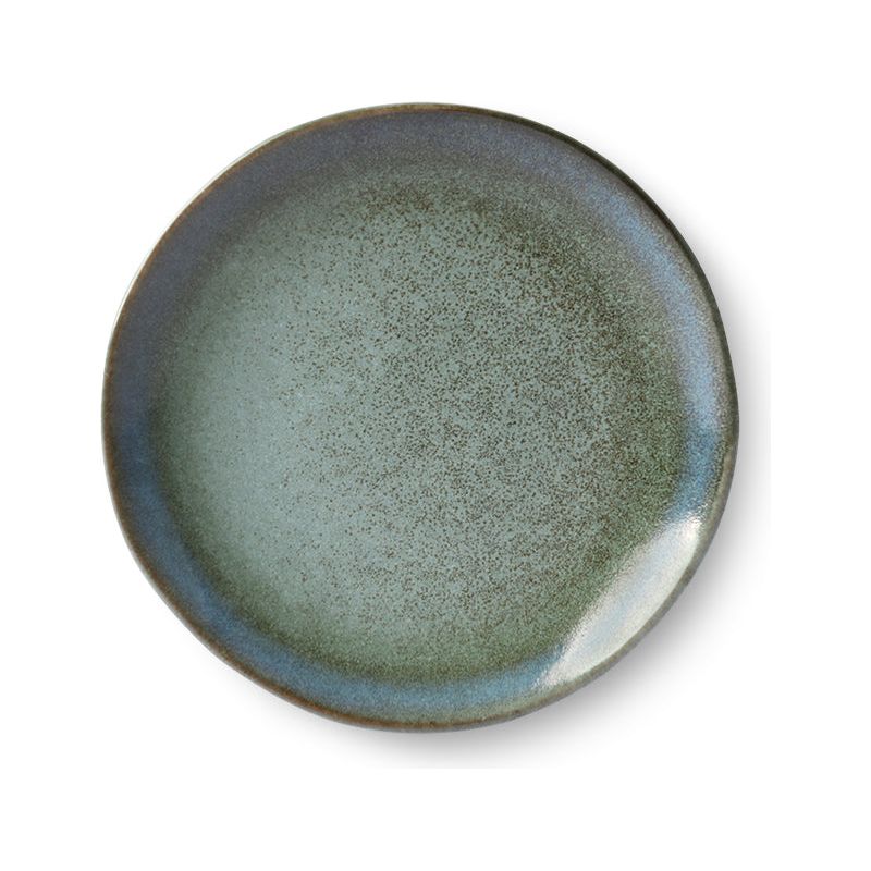 Dessertborden Moss | set van 2 | 70's ceramics | hkliving