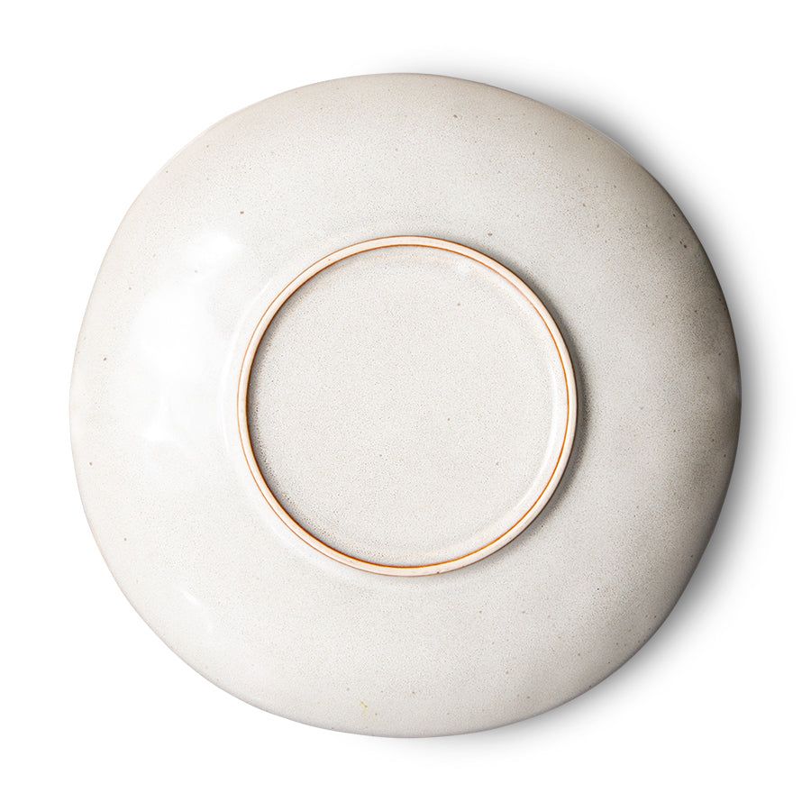 Kleine borden Mist Ø22 cm  | set van 2 | 70's ceramics | HKliving