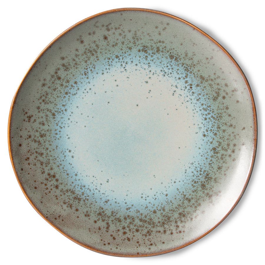 Grote borden Mineral Ø29 cm | set van 2 | 70's ceramics | HKliving