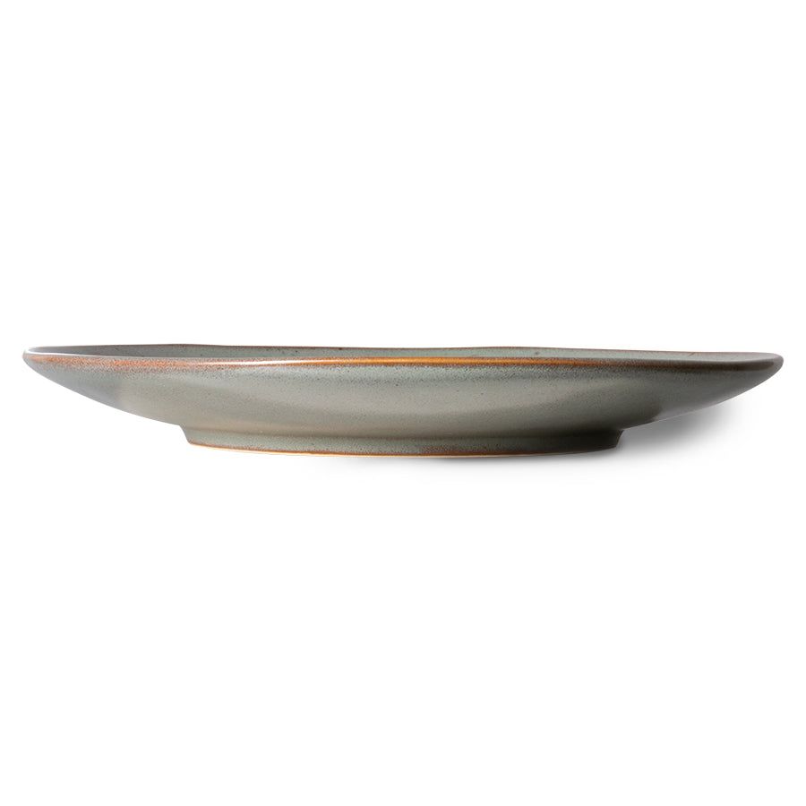 Grote borden Mineral Ø29 cm | set van 2 | 70's ceramics | HKliving