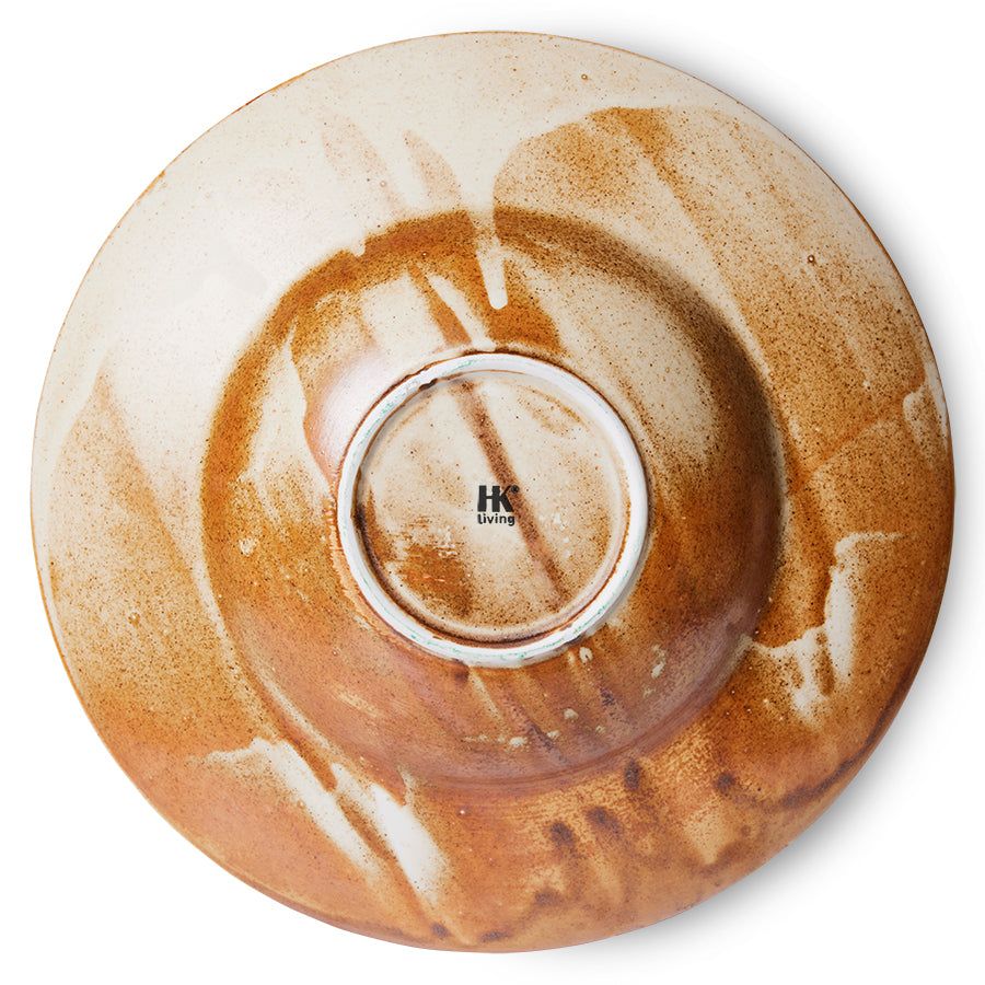Pastabord Ø28,5 cm | beige/bruin | Chef Ceramics | HKliving