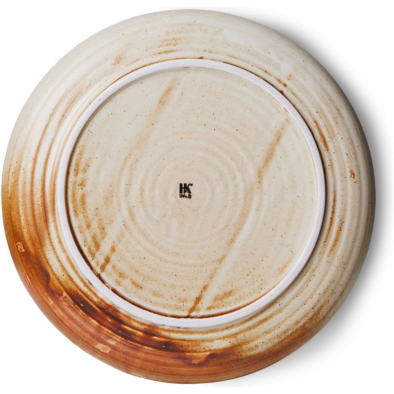 Diep bord Ø21,5 cm | beige/bruin | Chef Ceramics | HKliving