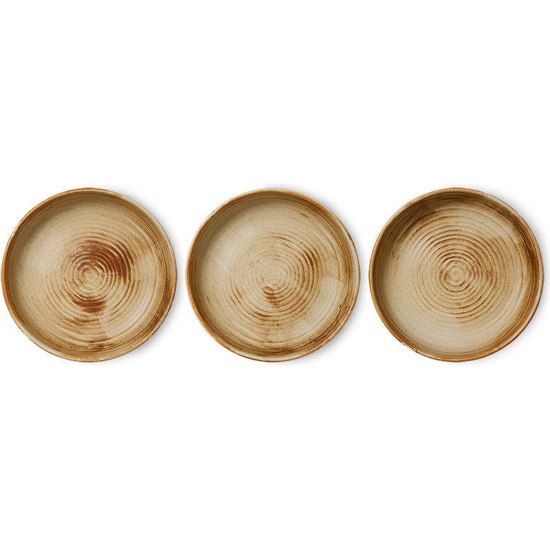 Diep bord Ø21,5 cm | beige/bruin | Chef Ceramics | HKliving