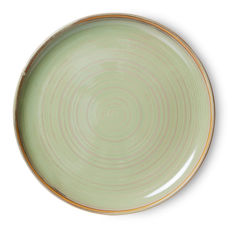 Groot bord ⌀ 26 cm | mosgroen | Chef Ceramics | HKliving