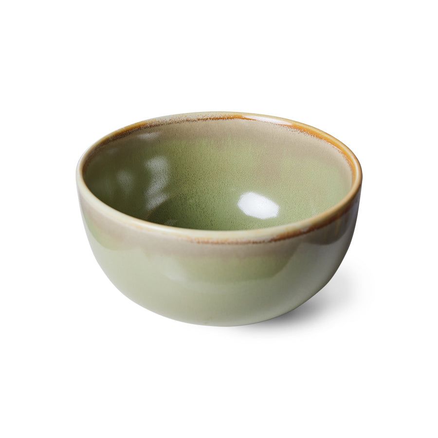 Kom Ø10 cm | mosgroen | Chef Ceramics | HKliving